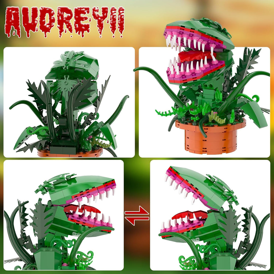 aphpaio Audrey 2 Juegos de Juguetes de Construcción de Planta Pirañ...