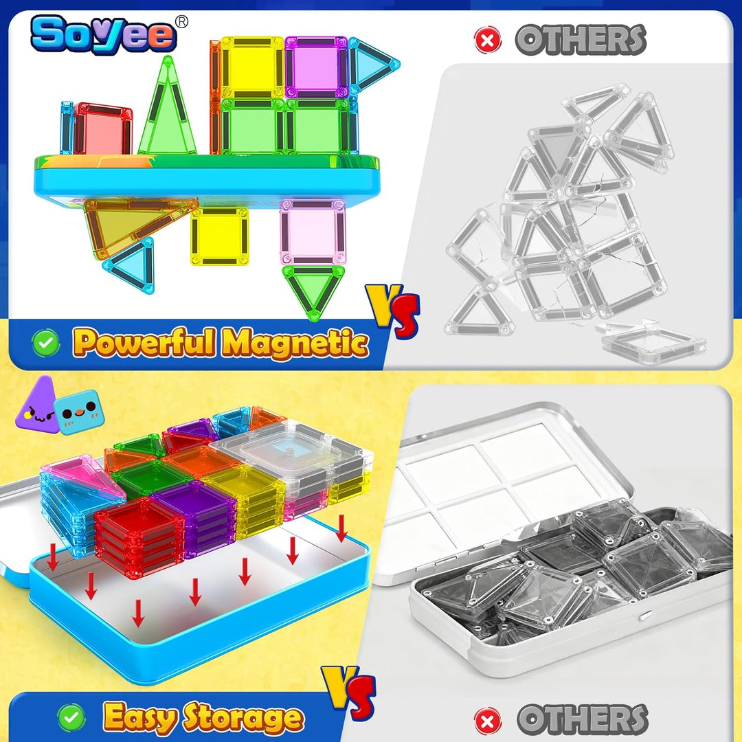 Soyee Relleno de cesta de Pascua para niños pequeños, mini azulejos...