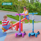 Gotrax KS1 Patineta para niños KS1, 3 ruedas para niños y niñas de 2-8 años, regalos
