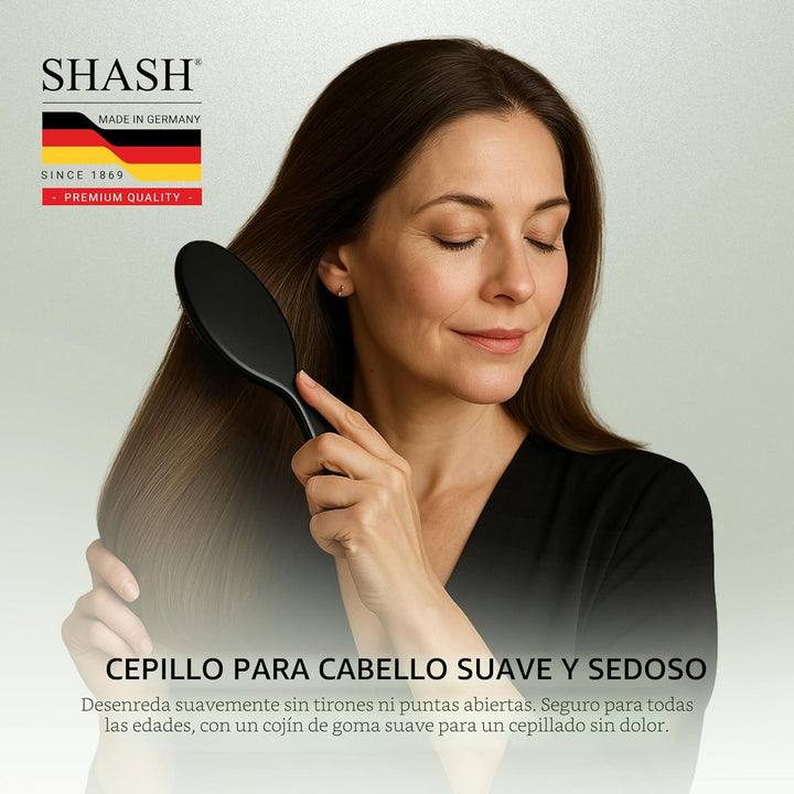 SHASH desde 1869 hecho a mano en Alemania - Cepillo de nylon con ce...