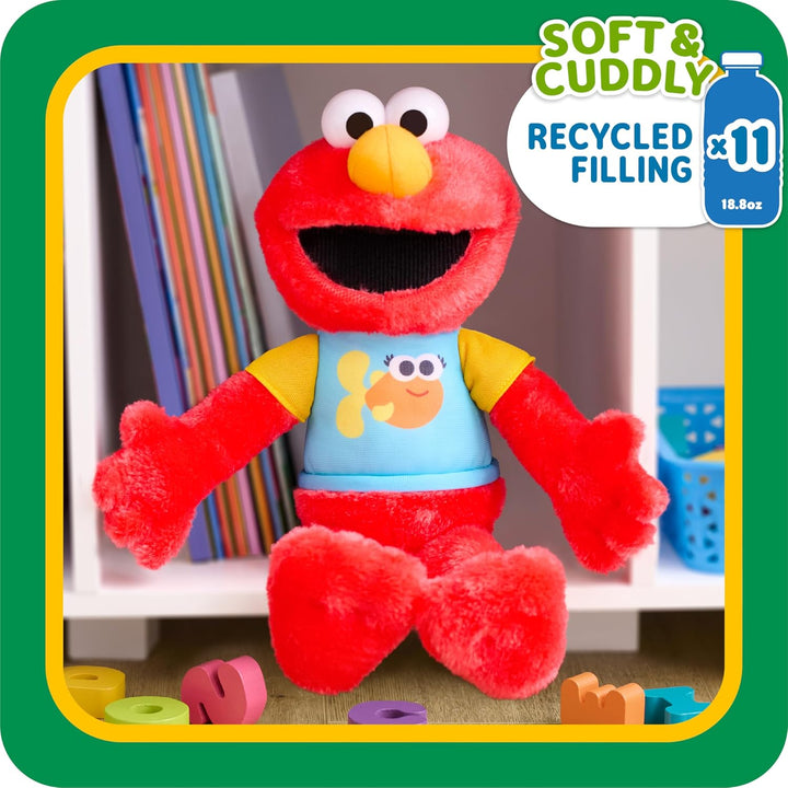 Sesame Street Just Play - Peluche de Elmo de 13 pulgadas, juguetes...