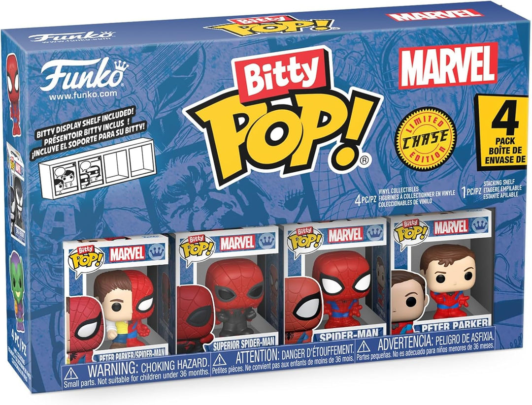 Funko Pop Bitty Bitty Pop 4PK Peter Parker/Spider-Man