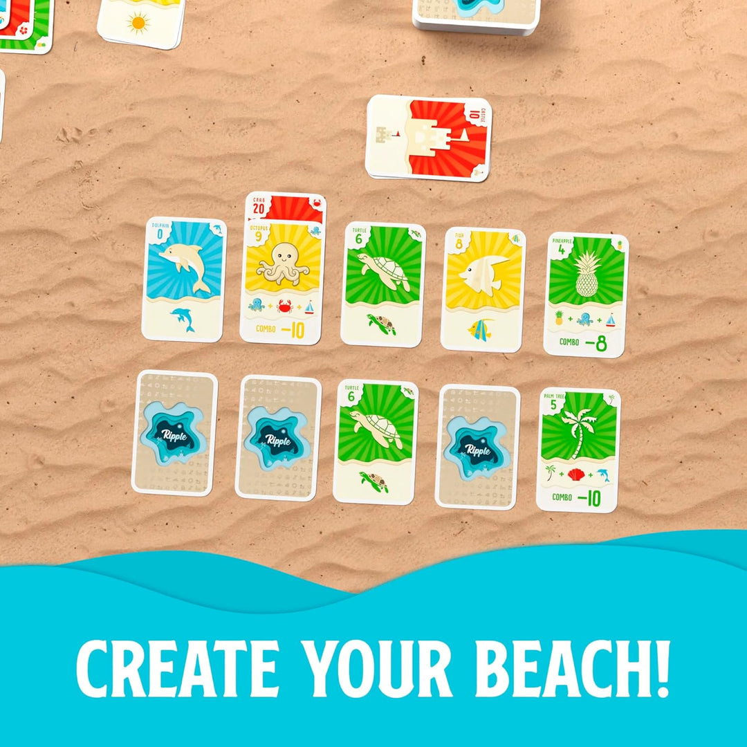 Blue Wasatch Games Juego de cartas Ripple combina apila y