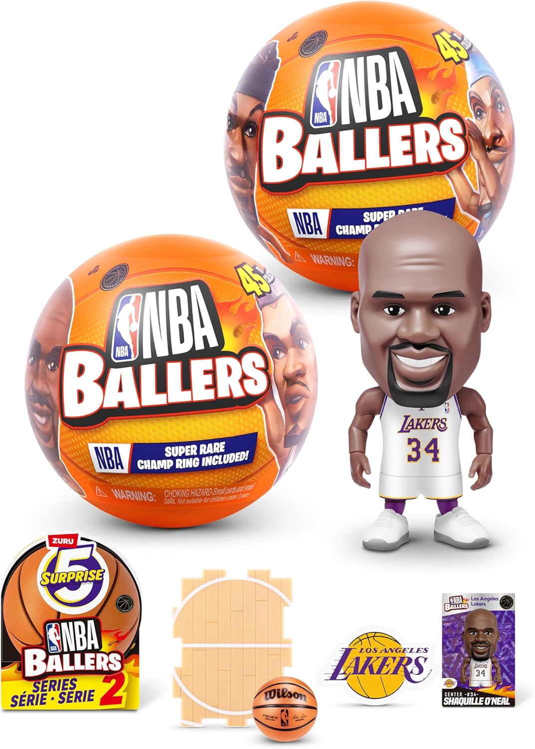5 Surprise NBA Ballers Series 2 de ZURU coleccionable con
