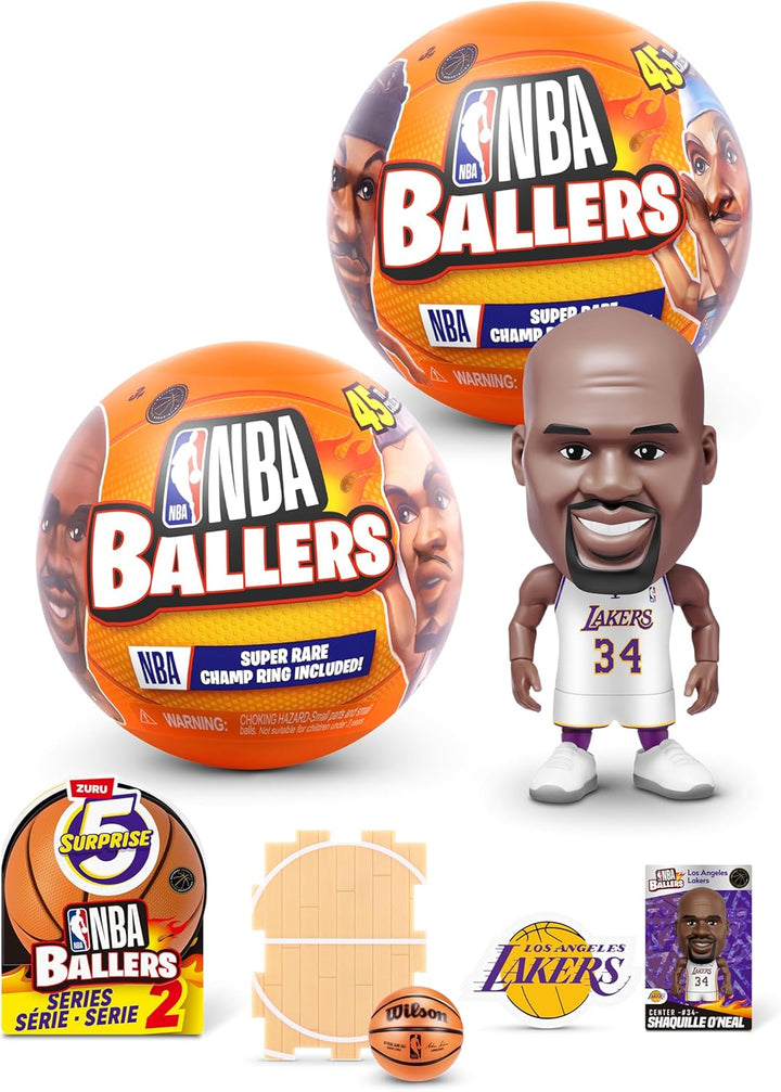 5 Surprise NBA Ballers Series 2 de ZURU coleccionable con