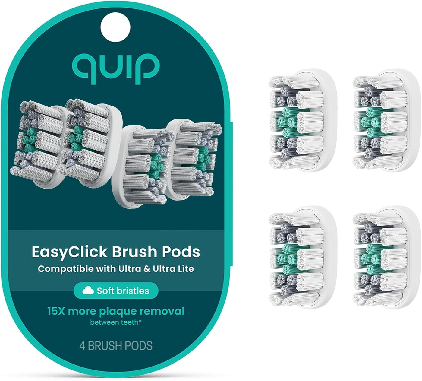quip Ultra and Ultra Lite EasyClick - Cabezales de repuesto para cá...