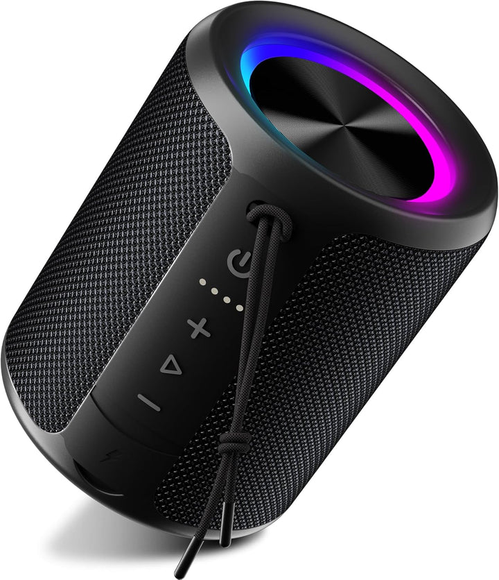 DUDGSIS Altavoz Bluetooth portátil, IPX7 impermeable altavoz inalám...