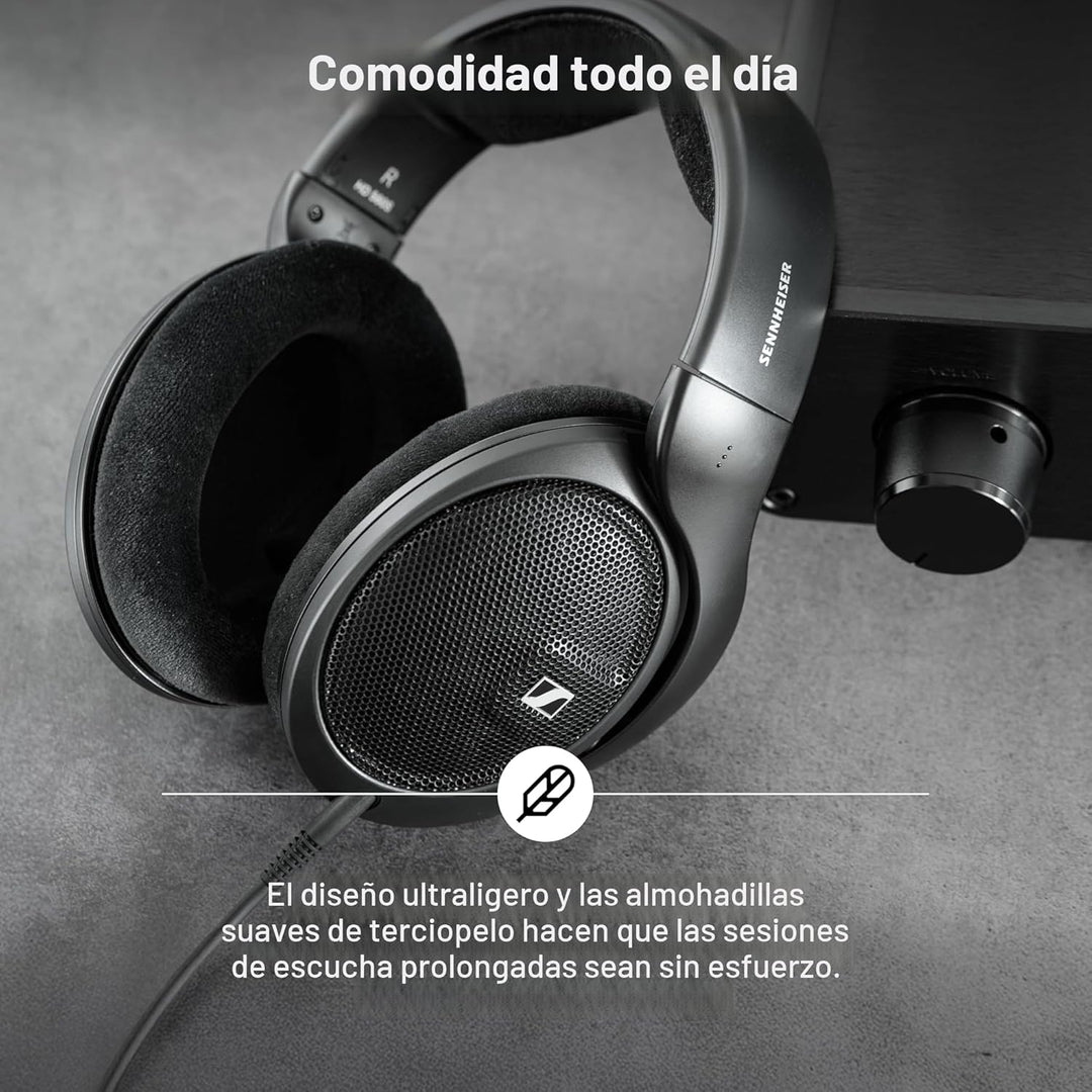 Sennheiser Auriculares audiófilos HD 560 S sobre la oreja, respuest...