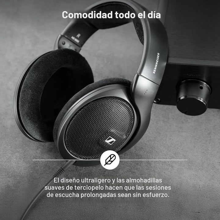 Sennheiser Auriculares audiófilos HD 560 S sobre la oreja, respuest...