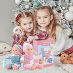 SMILESSKIDDO Twin Baby Dolls - 12 inch Two Soft Body Baby Doll Set