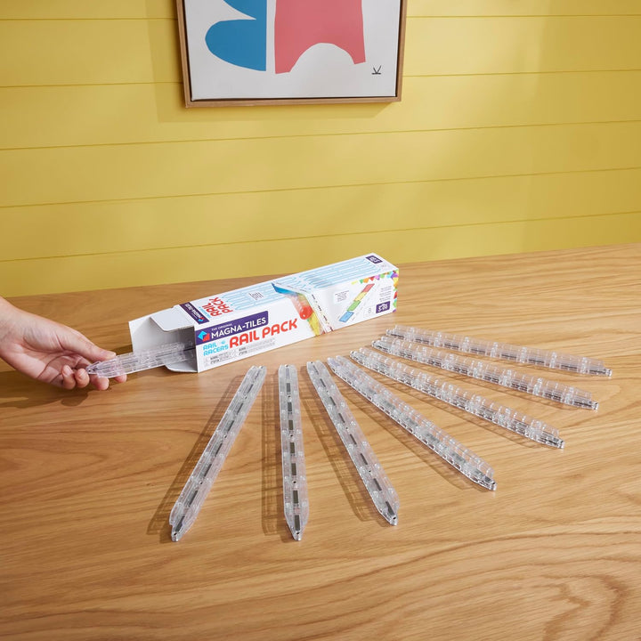 Magna-Tiles Rail Racers Rail Pack - Juego de construcción