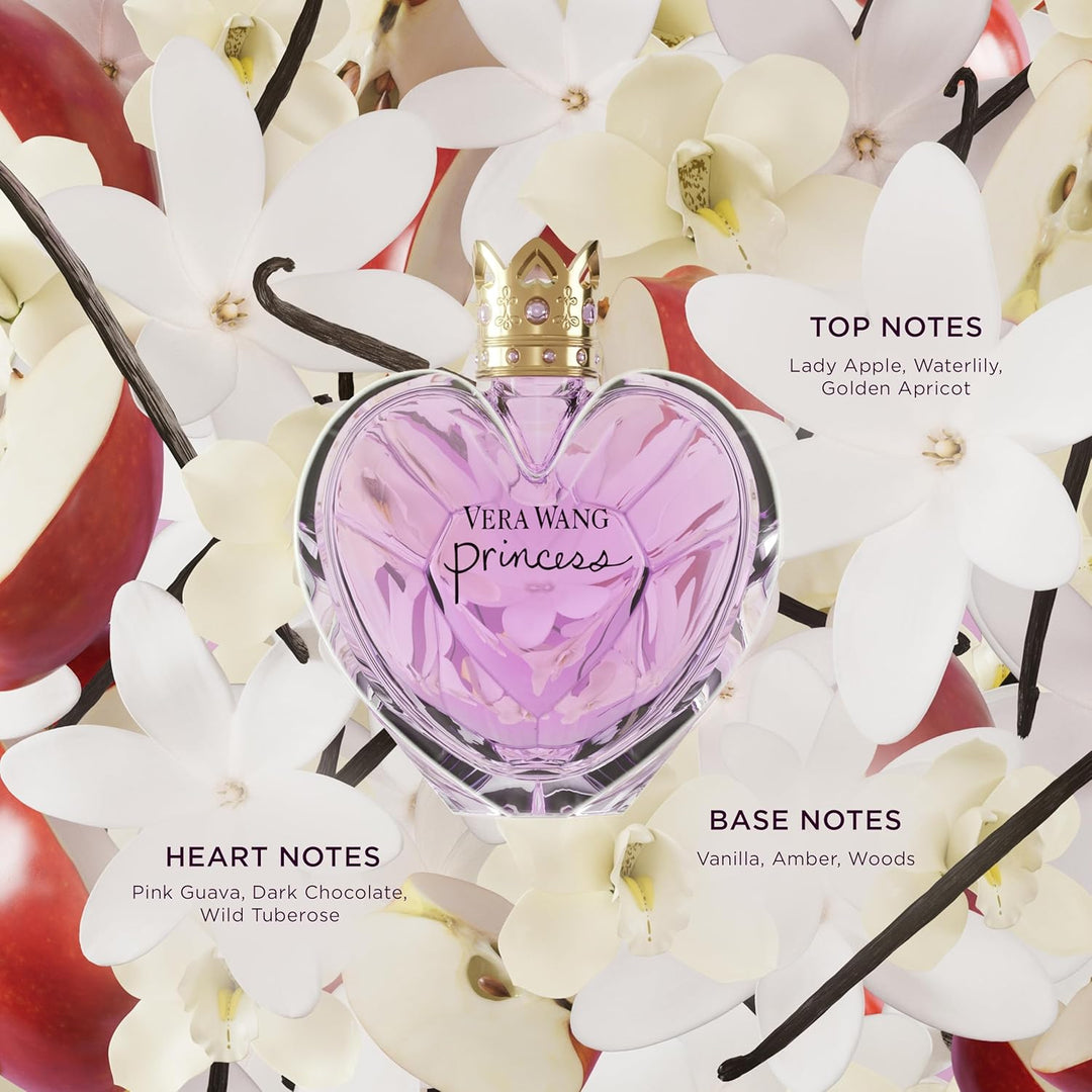 Vera Wang Princess Eau de Toilette para mujer, aroma floral afrutad...