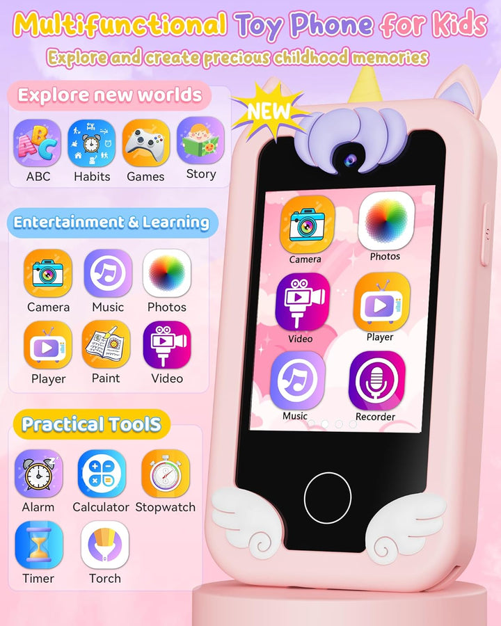 KOKODI Juguetes de Teléfono Inteligente para Niños, Regalos de Cump...