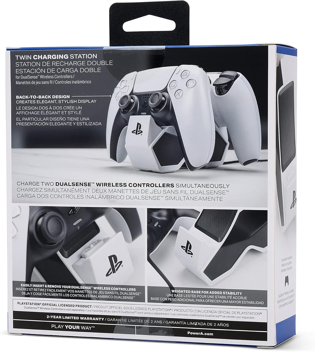 PowerA Twin Charging Station for Dualsense Wireless Controllers, Du...