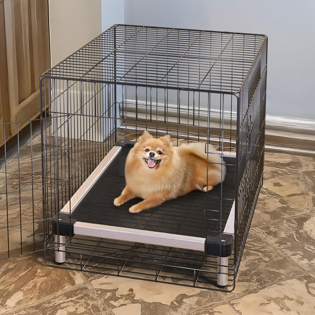 FXW TitanNest Cama elevada para perros antigalleta y anti-choque, para perros extra pequeños