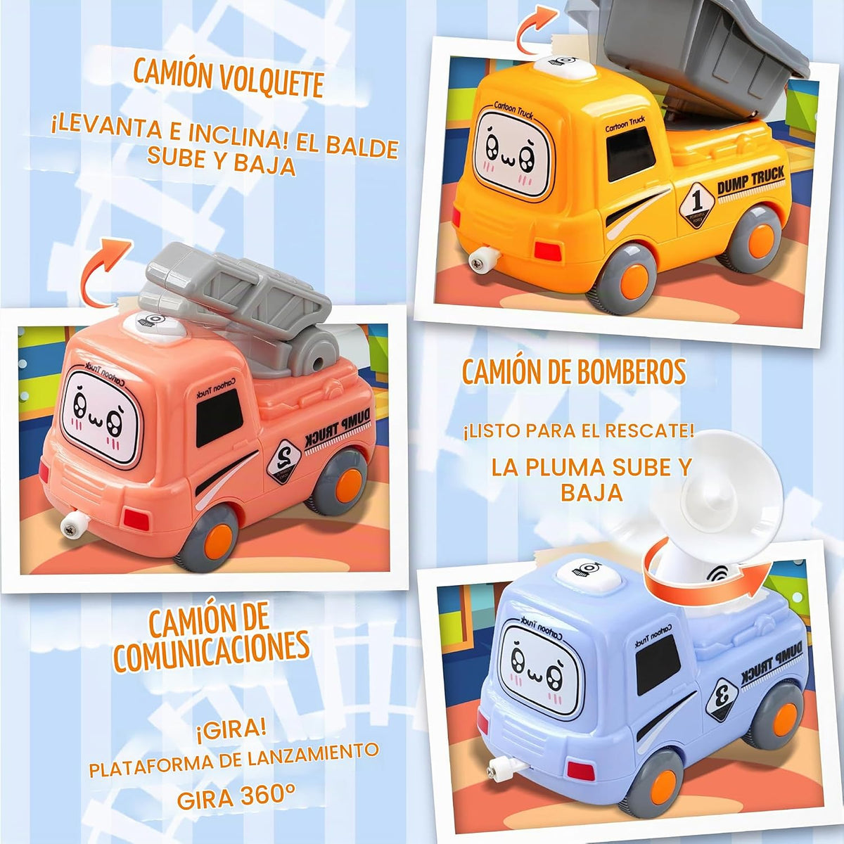 Juego de tren de vapor para niños pequeños de 3 a 5 años, juguete de tren