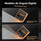 Herramienta de medición láser, medición láser de 262 pies con buscador de ángulo digital y nivel