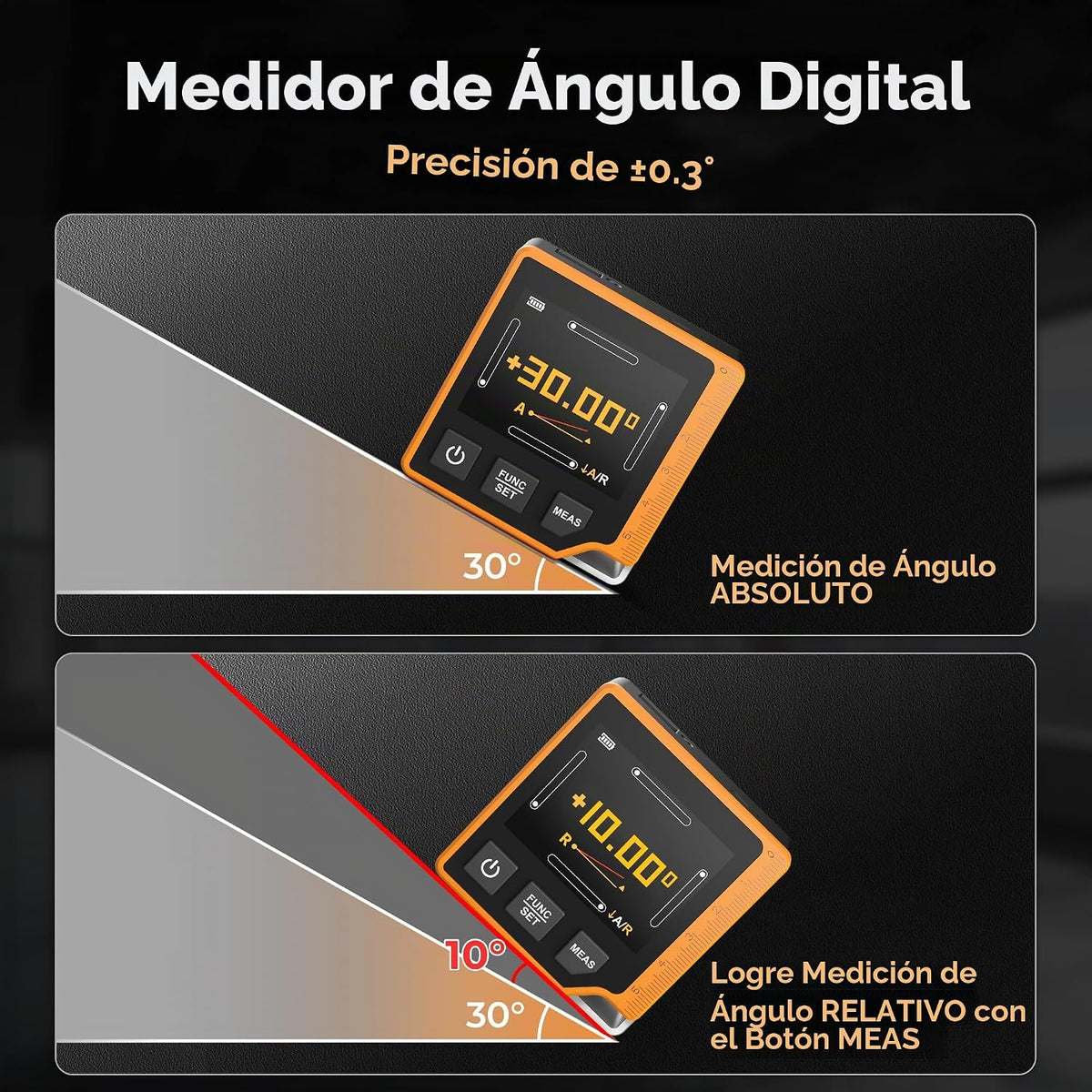 Herramienta de medición láser, medición láser de 262 pies con buscador de ángulo digital y nivel