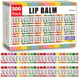 AZEN Paquete de 200 bálsamos labiales a granel, bálsamos labiales h...