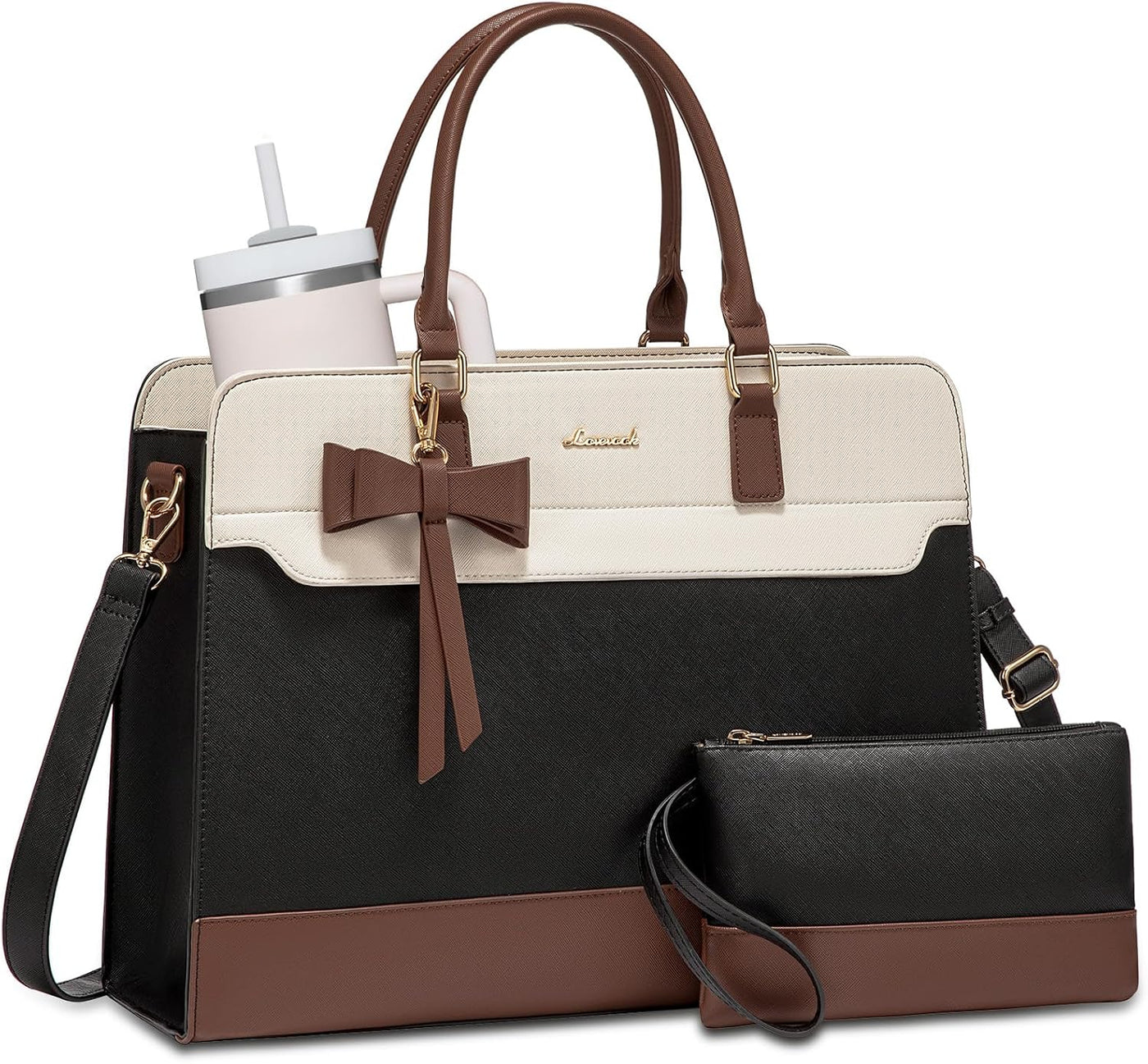 LOVEVOOK Bolsa Tote para Laptop para Mujeres, Bolsa de Trabajo de C...