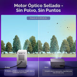 Aurzen Roku - Proyector inteligente para TV con Wifi y Bluetooth, D...