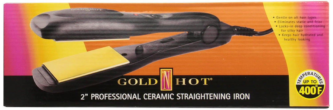 Gold N Hot Gh2143 Cerámica Profesional Alisador Cerámico Plancha 2...
