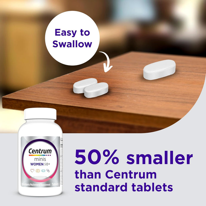 Centrum Minis Silver Multivitamínico para mujer 50 Plus