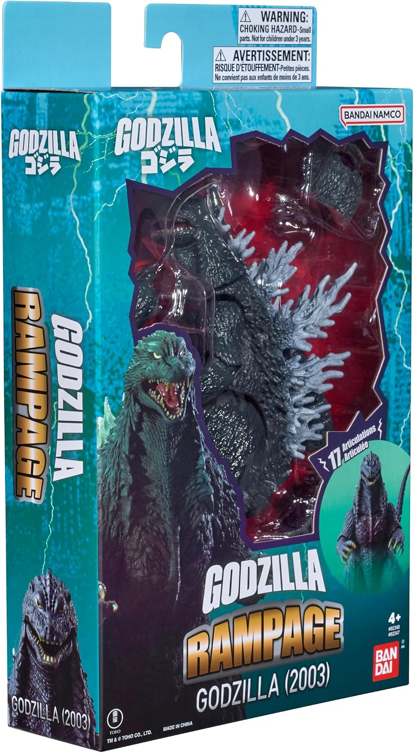BANDAI Namco - Godzilla 2003 - Godzilla Rampage - Figura de acción de 6