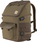Carhartt Mochila unisex de 35L de nailon para jornada laboral, resistente al agua, con bolsillo acolchado para portátil de 15 pulgadas, Asfalto, Tamaño único