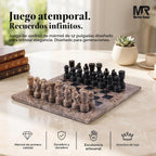 Marble Range - Juego de ajedrez de mármol para adultos, juego de mesa