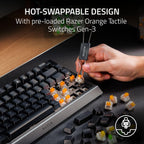 Razer BlackWidow V4 Mini HyperSpeed Teclado inalámbrico intercambia...