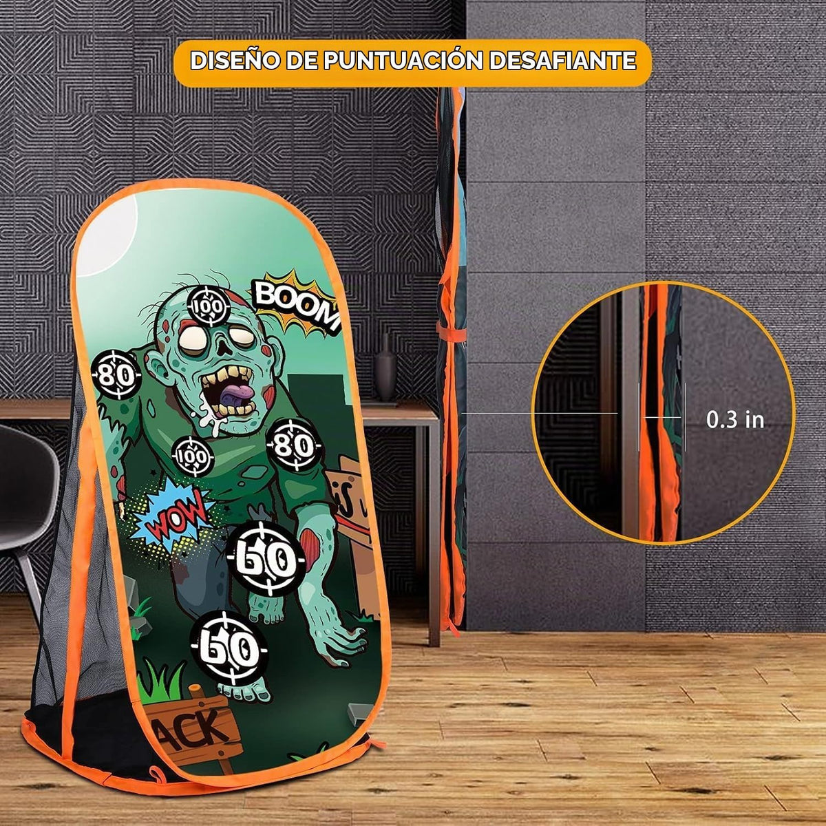 Objetivo de práctica de tiro compatible con pistola Nerf para niños y niñas, objetivos de disparo de blaster de espuma de juguete para niños en interiores y exteriores, objetivo de disparo de