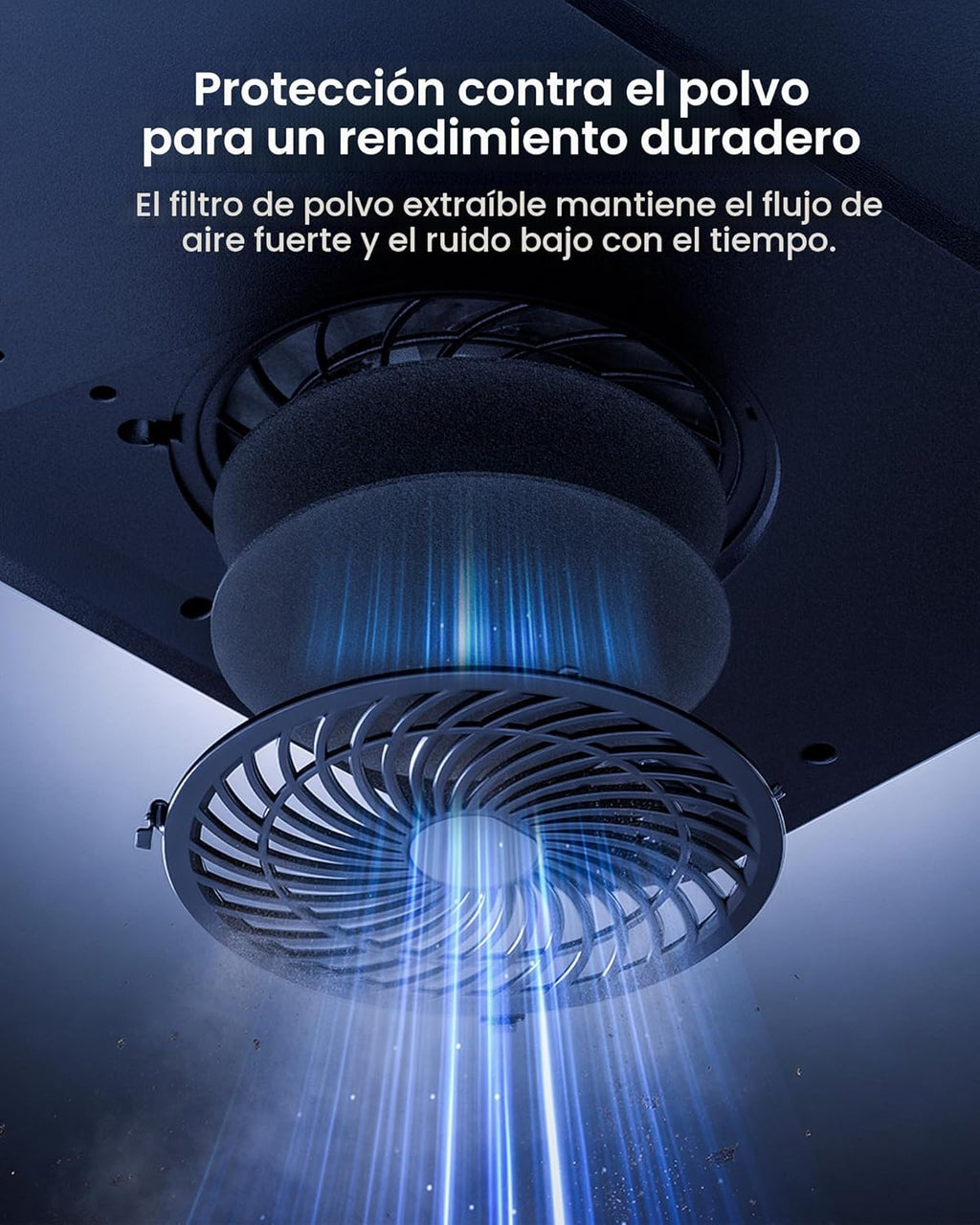 llano V12 Ultra Base de Refrigeración para Portátil con Control Inteligente por Software Ventilador para Laptop