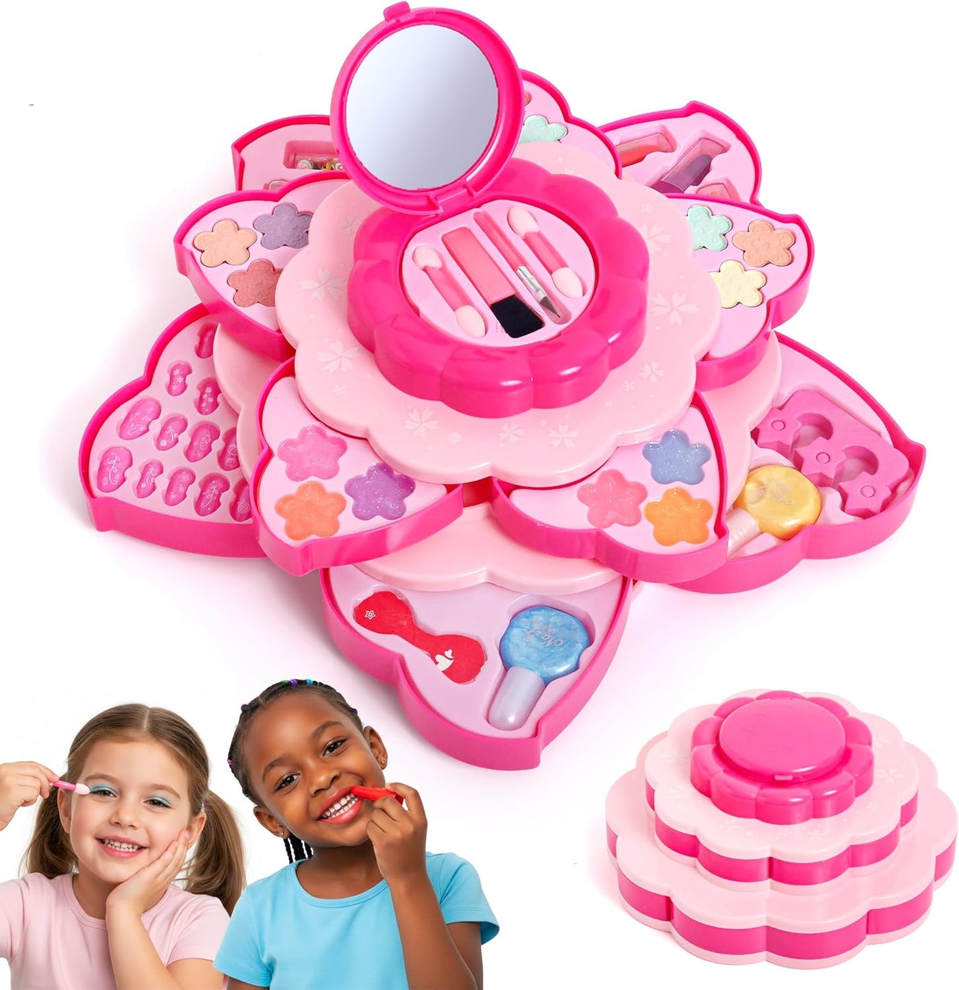 Ambrosia Belle Cosmetic s Kit de maquillaje para niños, juego de be...