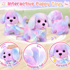 Juguetes de peluche para cachorros para niños con bolsa de mano