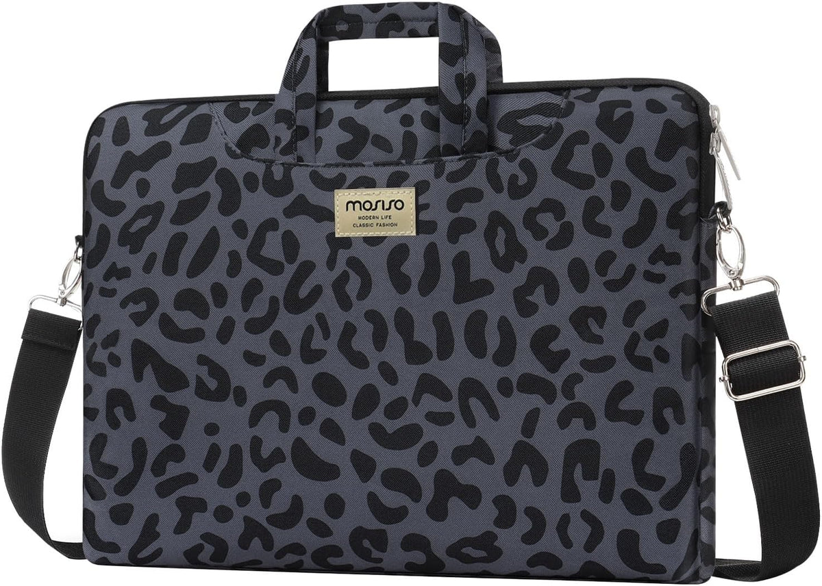 MOSISO Bolsa de hombro para laptop, bolsas de computadora de 15.6 p...