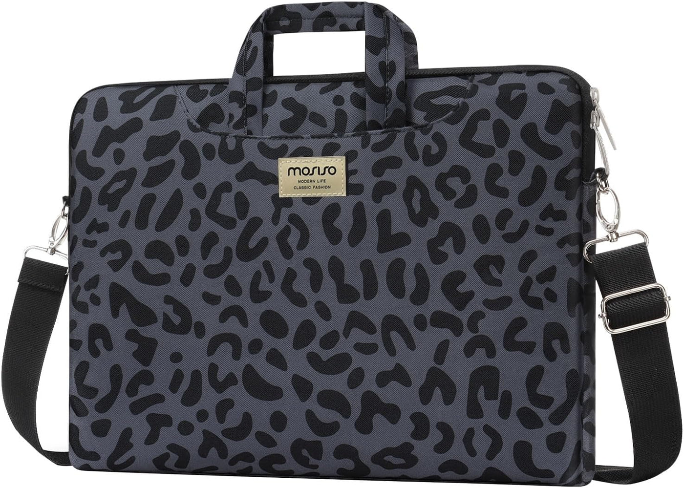 MOSISO Bolsa de hombro para laptop, bolsas de computadora de 13 pul...