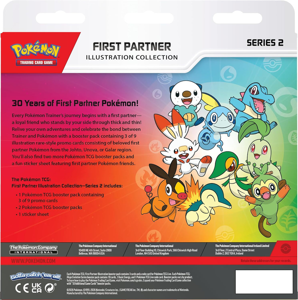 Pokémon TCG: Colección de Ilustraciones de Primera Partner —Serie 2