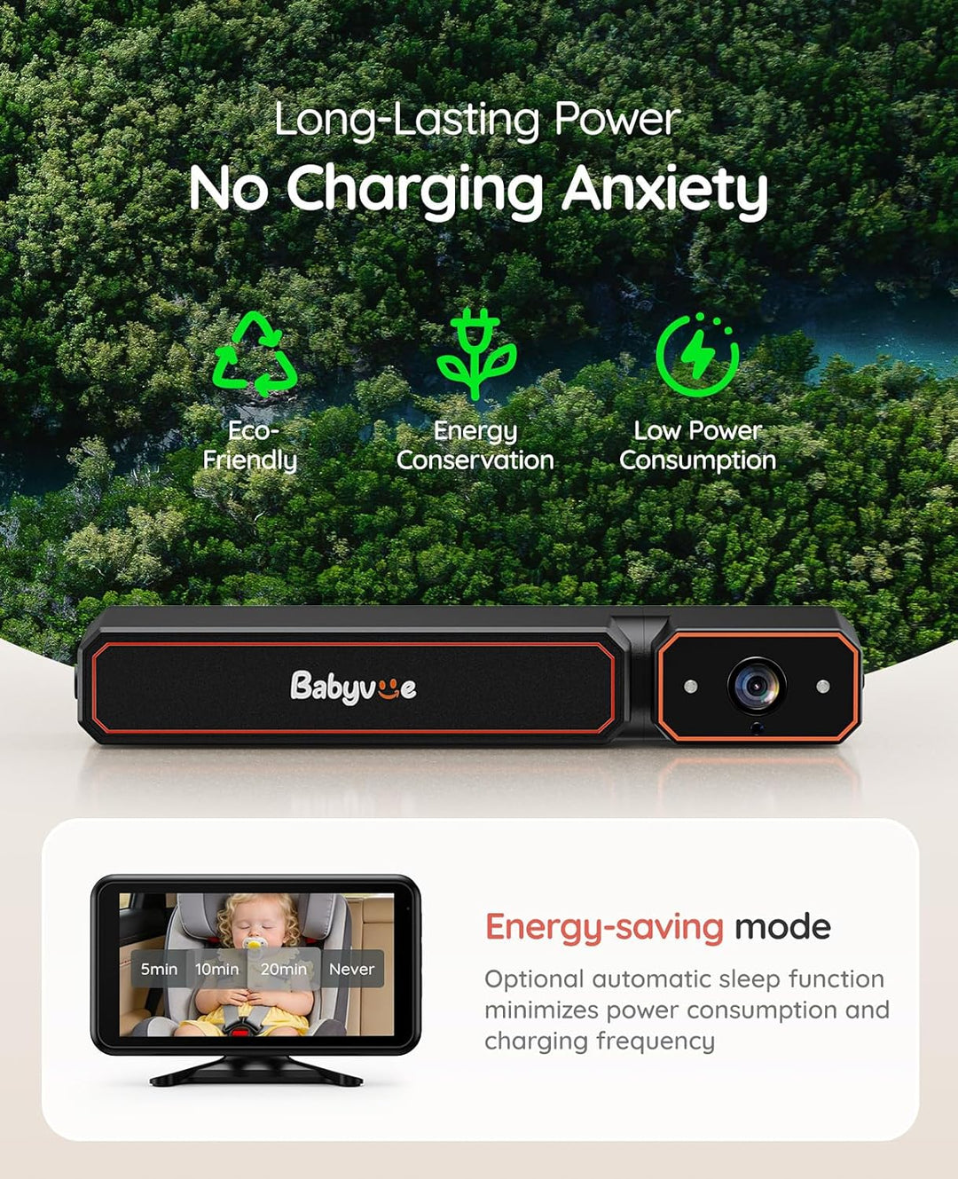 Babyvue BV6PRO - Cámara inalámbrica de doble coche, monitor de bebé...