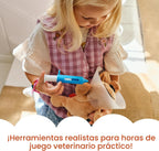 Melissa & Doug Examine & Treat Pet Vet Play Set – Juego de veterinario para niños. El original (24 piezas, gran regalo para niñas y niños – Juguete para niños, adecuado para niños de 3, 4, 5 años en adelante)