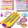 Arte y manualidades para niños de 8 a 12 años de edad, kit de fabricación de pulseras de amistad para niñas, las mejores ideas de regalos de cumpleaños para niñas de 7, 9, 10, 11 años, juego de