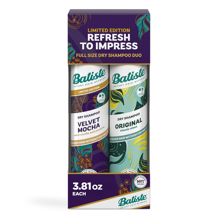 Batiste Champú Seco Edición Limitada Set de Regalo Navideño Dúo, Mo...