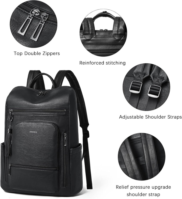 Shrrie Mochila de viaje grande para laptop mejorada, para portátil...