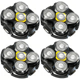 Cabezal de repuesto para afeitadora de titanio MicroTouch, negro, 4...