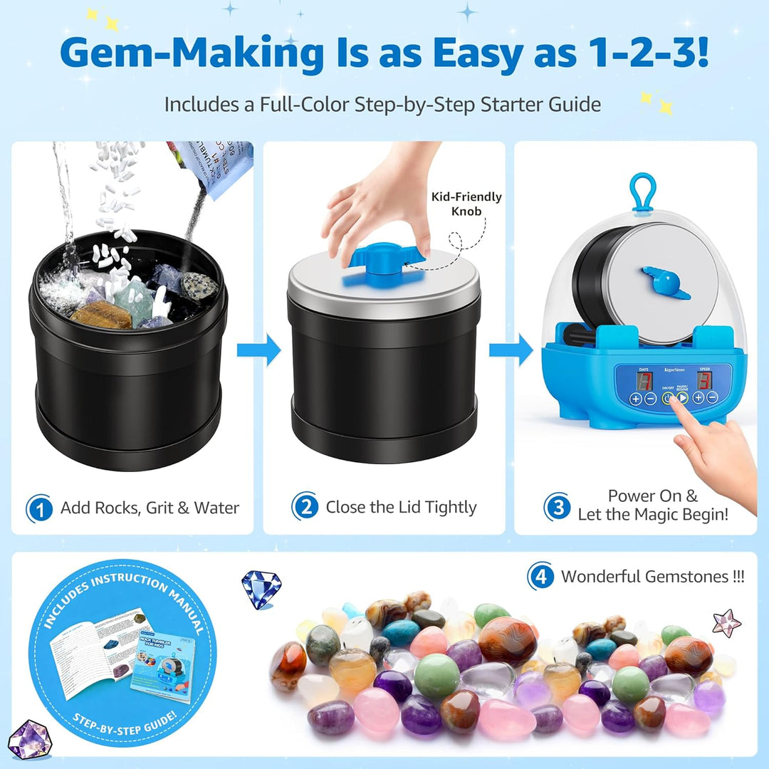 KomeStone Vaso de roca para niños y principiantes kit de