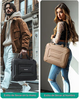 BAGSMART Funda para portátil a prueba de golpes con asa