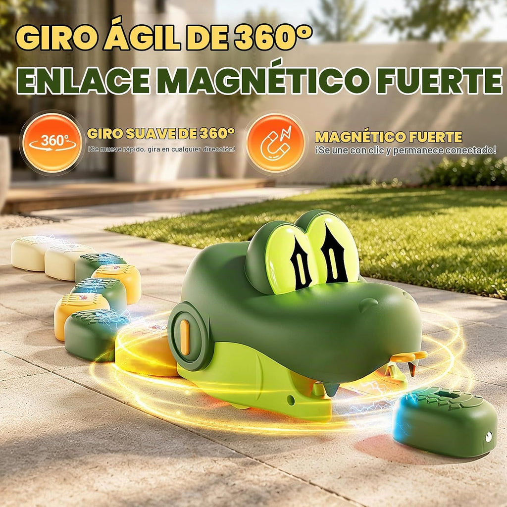 Juguetes para comer serpientes RC para niños de 6 a 12 años, 16 bloques
