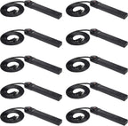 Lámpara Amazon Basics Regleta protectora de sobretensiones, 6 tomas, 790 julios, interruptor de circuito, indicador LED, cable de extensión de 6 pies, negro, paquete de 10