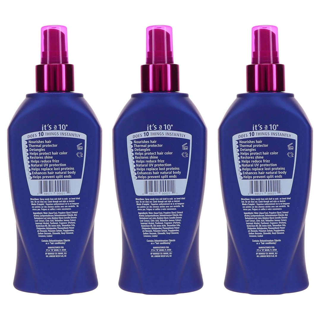 It's a 10 Haircare Miracle Leave-In producto, 10 onzas líquidas...