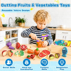 Juguetes de madera para niños, accesorios de cocina de juego de simulación
